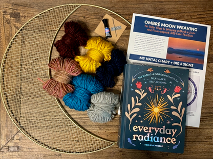 Workshop Registration (Sept 1): Ombré Moon Weaving: An Intro to Loom-Free Weaving &amp; Moon-Inspired Self-Care